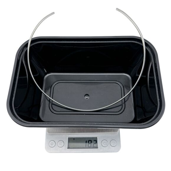 Vintage Sterling Silver 925 4mm Choker Necklace 17" - Picture 4 of 5